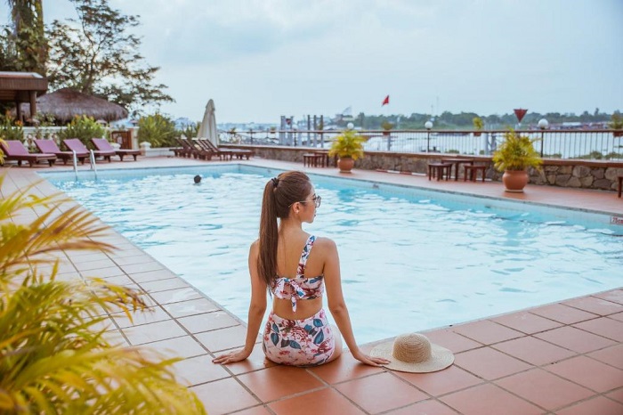 khách sạn Victoria Châu Đốc - hồ bơi