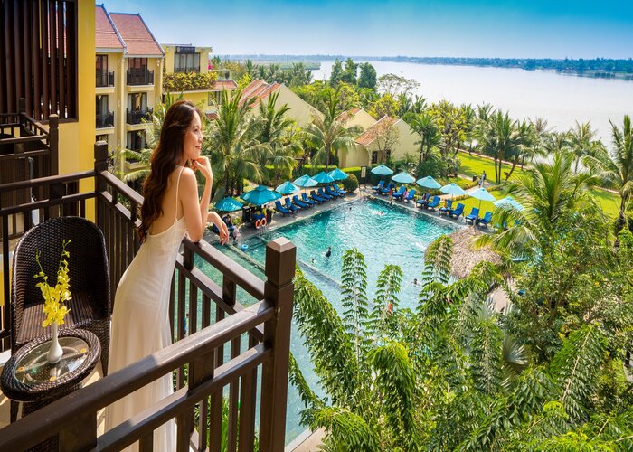 Bel Marina Hội An Resort là điểm dừng nghỉ dưỡng tuyệt vời tọa lạc bên bờ sông Hoài thơ mộng