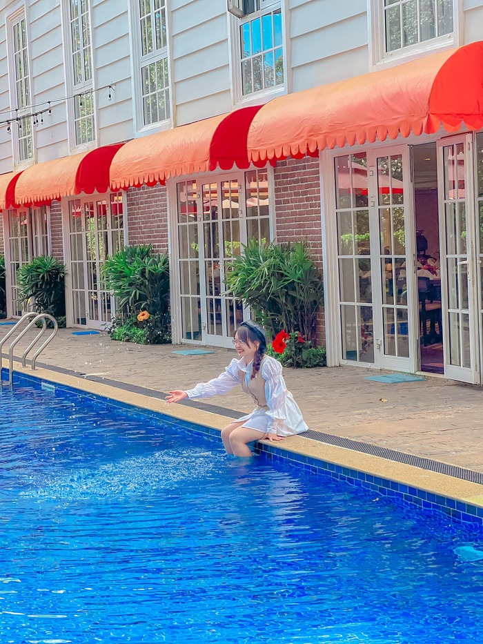 bể bơi ở Golden Boutique Hotel Măng Đen