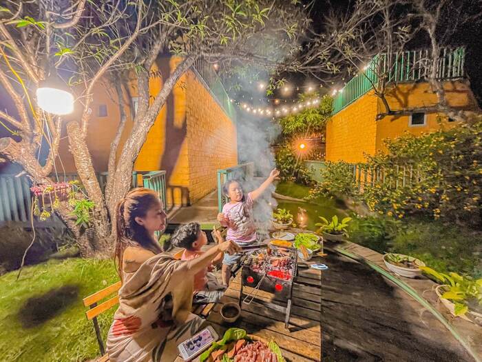 tổ chức tiệc nướng BBQ tại homestay đẹp ở Mộc Châu 