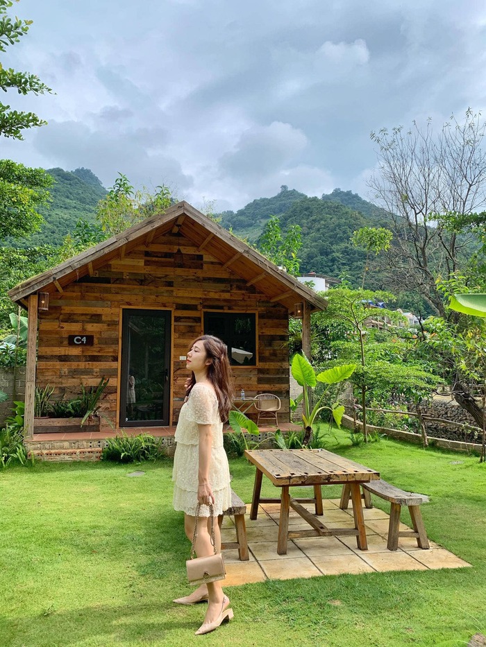 homestay đẹp ở Mộc Châu nằm giữa cảnh quan núi rừng hùng vĩ