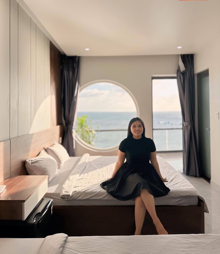 phòng nghỉ view biển của khách sạn mới ở Phú Quý 