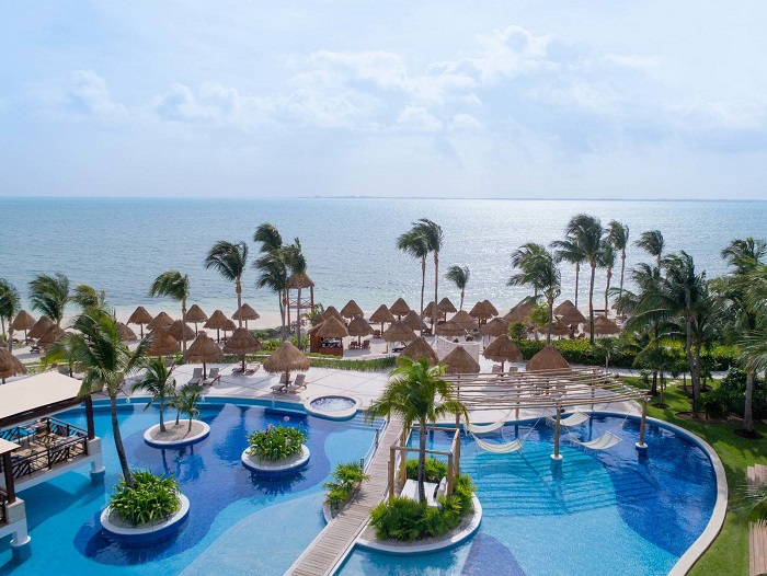 các khách sạn nổi tiếng Mexico bãi biển riêng Excellence Playa Mujeres