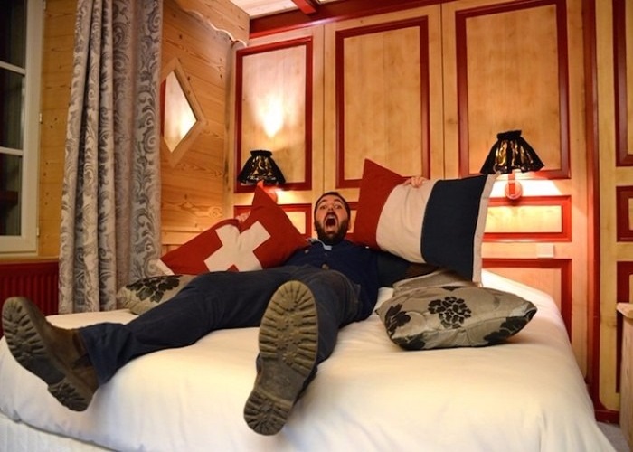 Khách sạn Arbez Franco-Suisse phòng ngủ