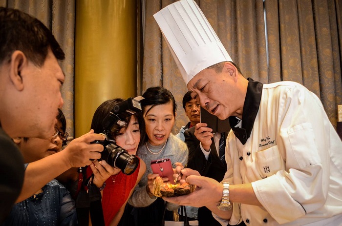 khách sạn Grand taipei ẩm thực biểu diễn