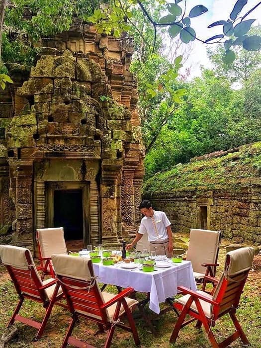 ẩm thực của khách sạn Anantara Angkor Resort Campuchia