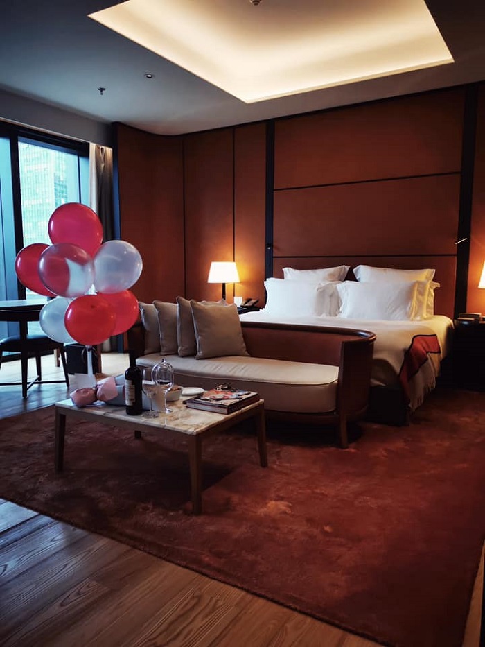 các phòng ở khách sạn Bvlgari Hotel Beijing