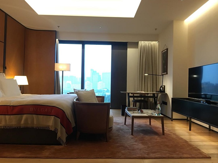 các phòng ở khách sạn Bvlgari Hotel Beijing