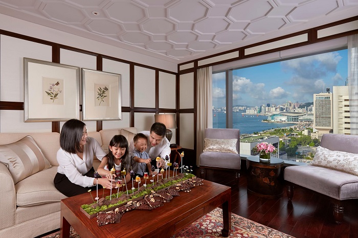 các phòng ở khách sạn Mandarin Oriental Hong Kong 