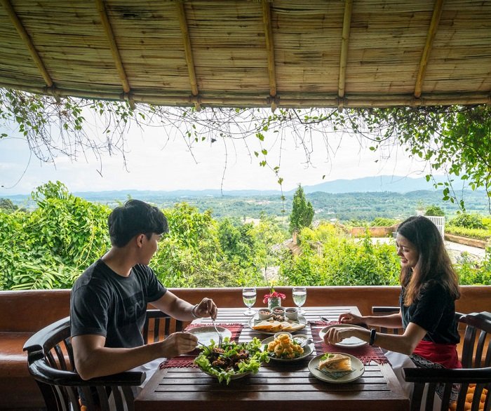 ẩm thực của Phu Chaisai mountain resort Chiang Rai 