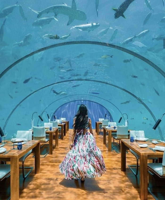 nhà hàng của Poseidon Undersea Resort 