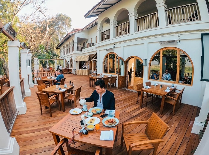 ẩm thực ở Sanctum Inle Resort Myanmar