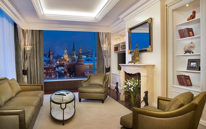 các phòng ở khách sạn The Ritz Carlton Moscow
