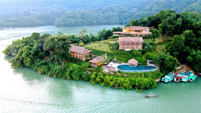 Khu nghỉ dưỡng ở Hòa Bình Mai Chau Hideaway Lake Resort