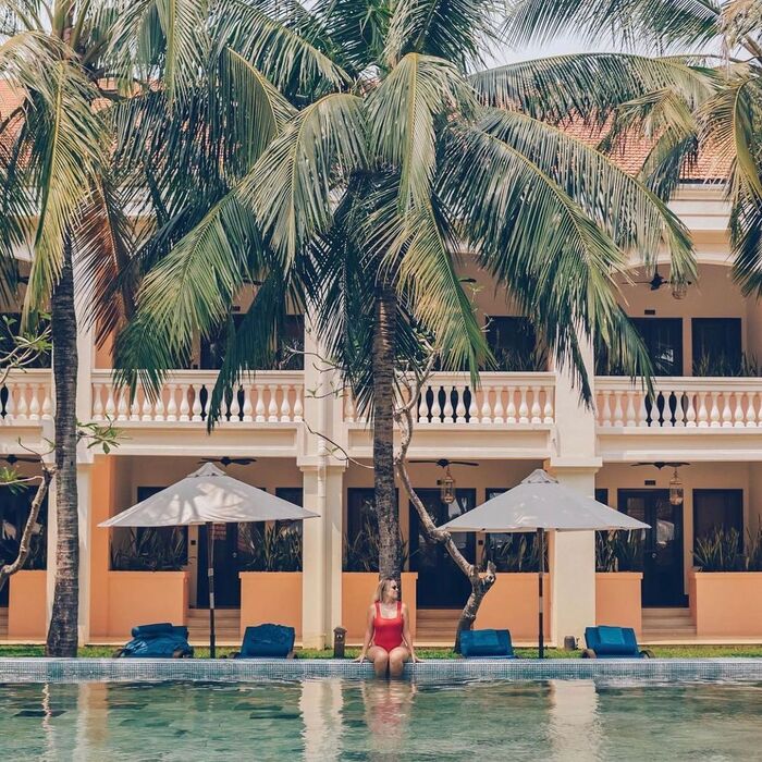 Ấn tượng với Anantara Hội An Resort sở hữu kiến trúc Pháp hoài cổ bên dòng sông Thu Bồn thơ mộng