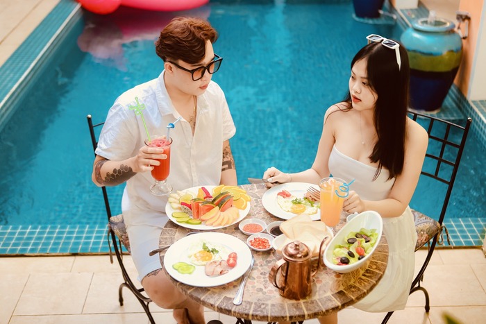 thưởng thức bữa ăn lãng mạn tại homestay chất lượng ở Vũng Tàu 
