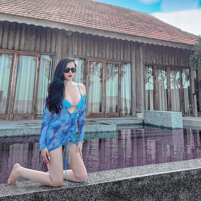 biệt thự bể bơi ở Quỳnh Viên Resort 