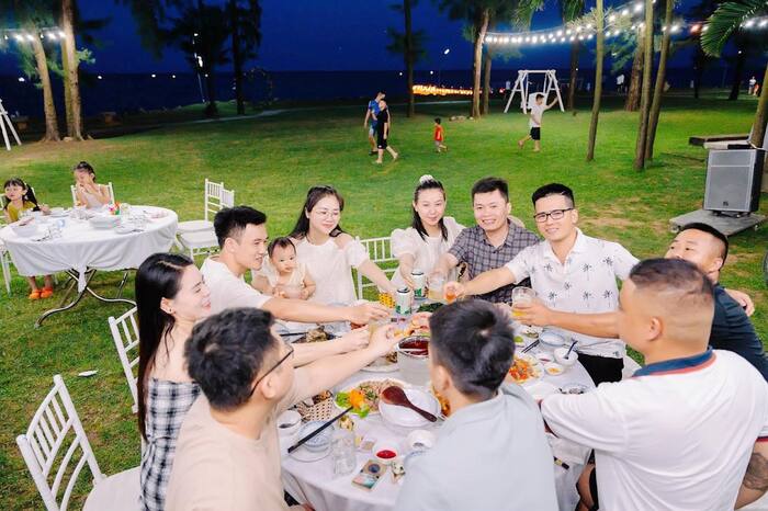 tổ chức tiệc ở Quỳnh Viên Resort 