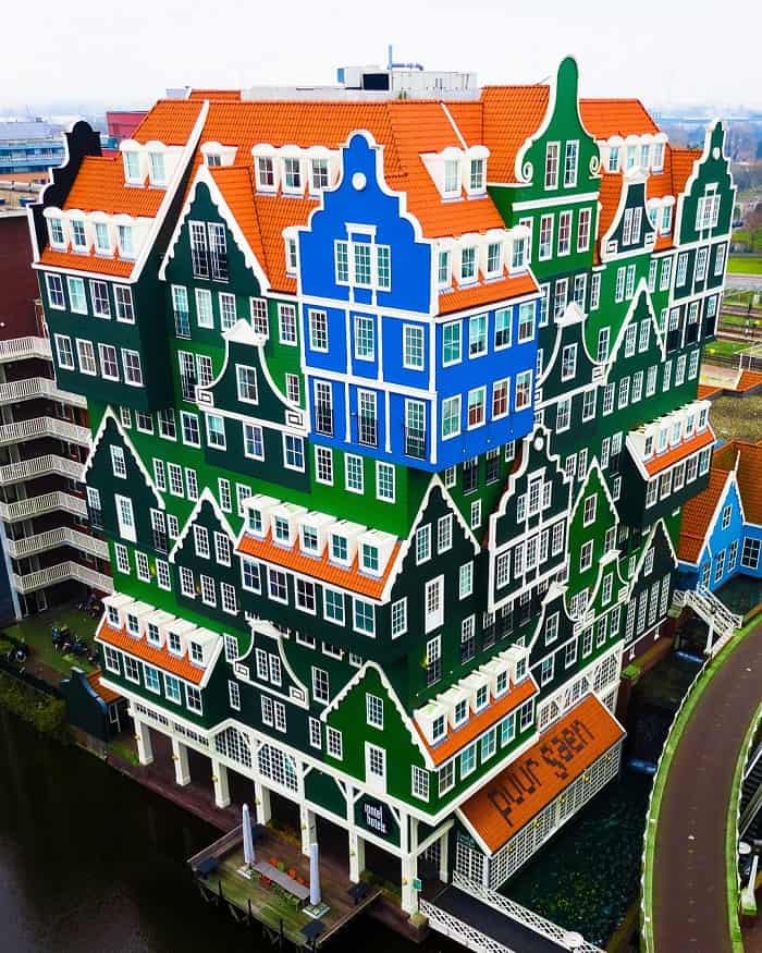 những khách sạn có kiến trúc kỳ lạ nhất thế giới Innel Hotel Zaandam