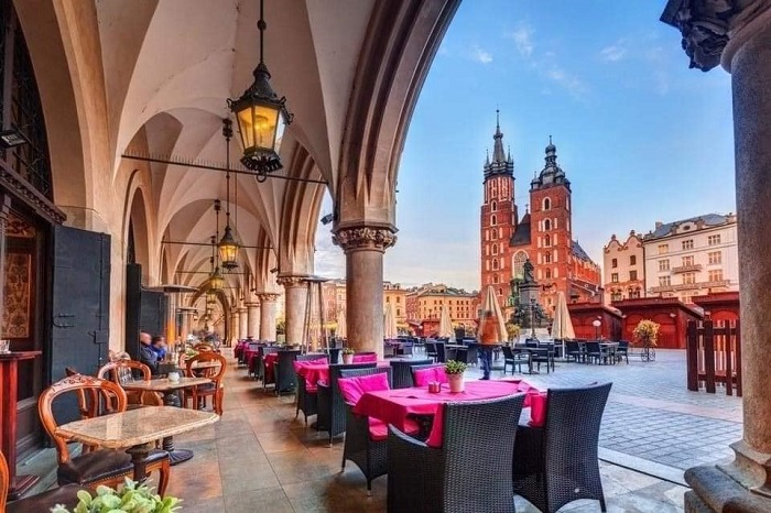 nhà hàng ở Khách sạn Hotel Copernicus nổi tiếng Balan