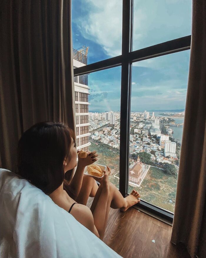 Ngắm nhìn sông Hàn thơ mộng, êm đềm từ vị trí khu nghỉ dưỡng Vinpearl Condotel Riverfront Đà Nẵng đẳng cấp