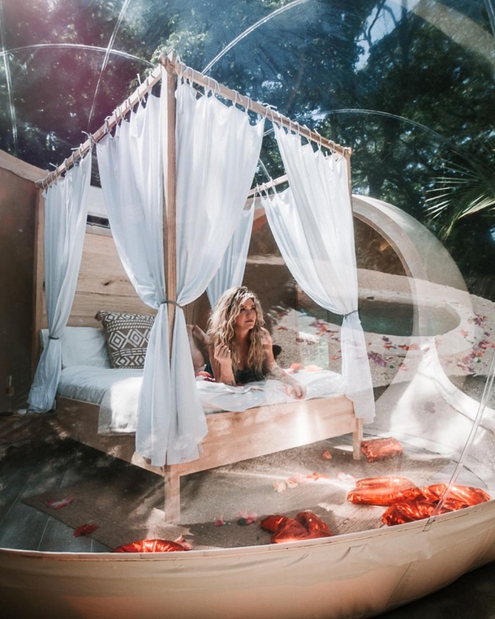 Ngủ dưới bầu trời đầy sao tại Satori Bubbles Hotel, khách sạn bong bóng nổi tiếng Costa Rica