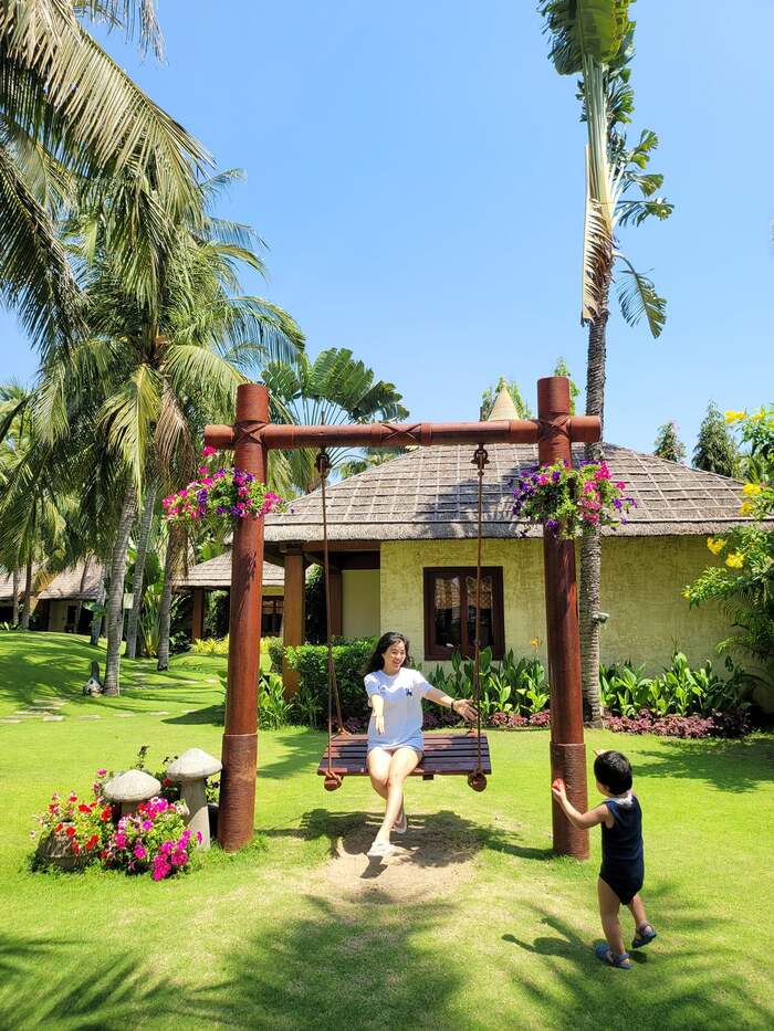 không gian sống xanh ở resort gần bãi biển Phú Hải Phan Thiết